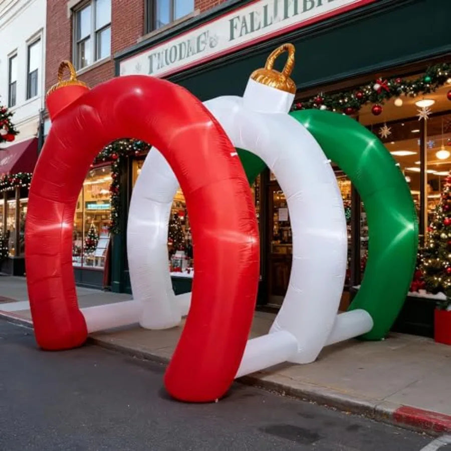 SHXI Christmas Inflatable Ornament Tunnel Arch Outdoor Yard Decoration