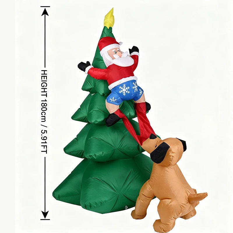 Christmas Tree Blow Up  Yard Decoration, 6.5ft