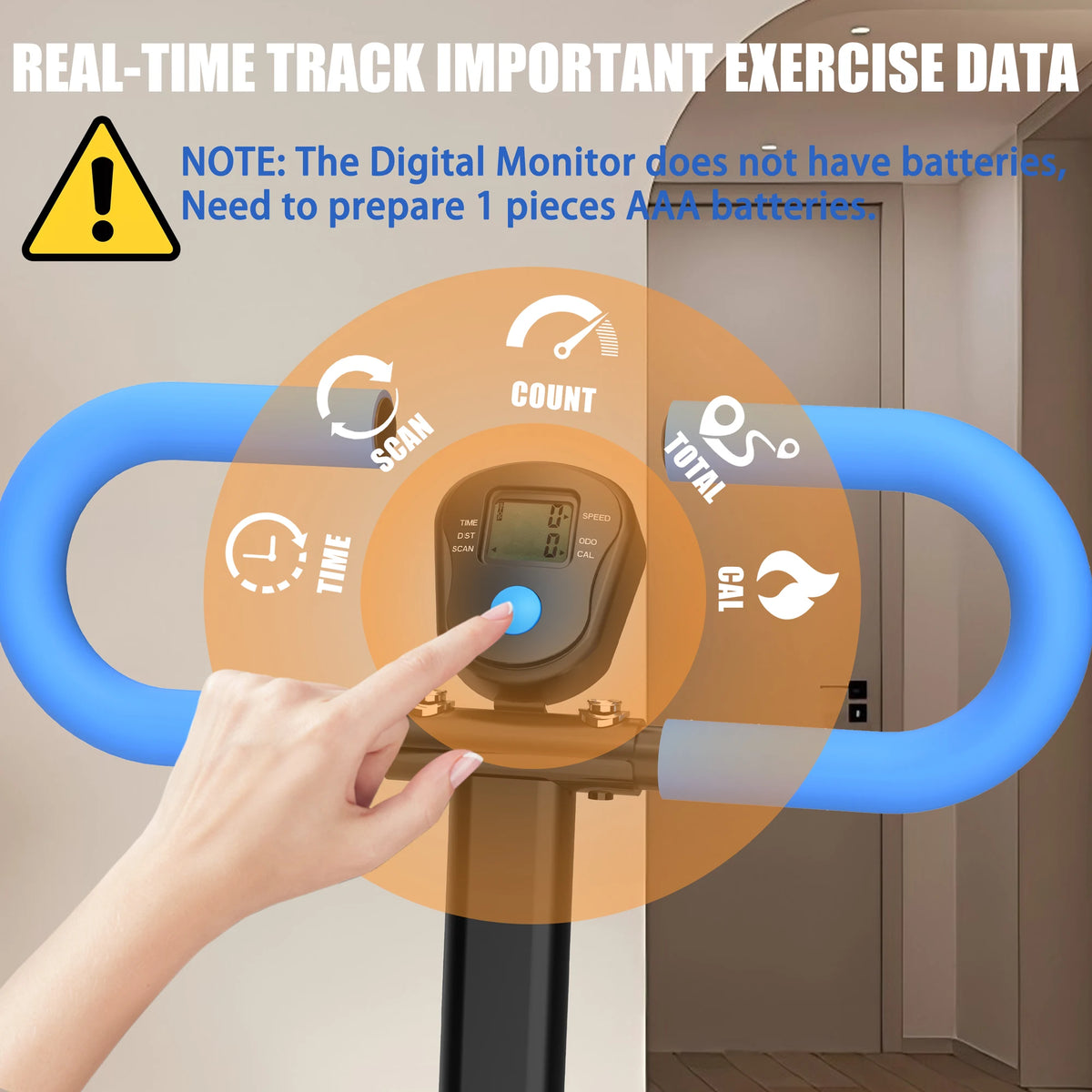 Vertical Climber Machine Adjustable Resistance Full Body Home Workout