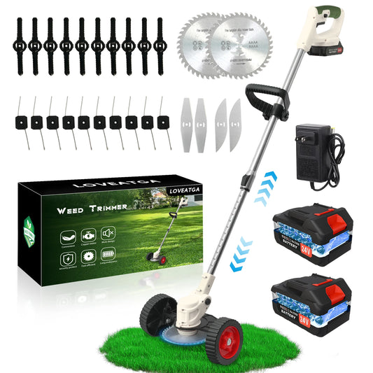 21V Cordless Brushless Grass Trimmer Lawn Mower System