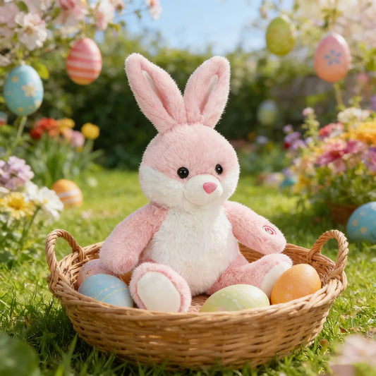 Light Up Rabbit Plush Toy Glowing Stuffed Animal For Kids