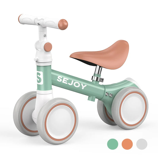Sejoy Four Wheel Toddler Balance Bike And Ride Toy
