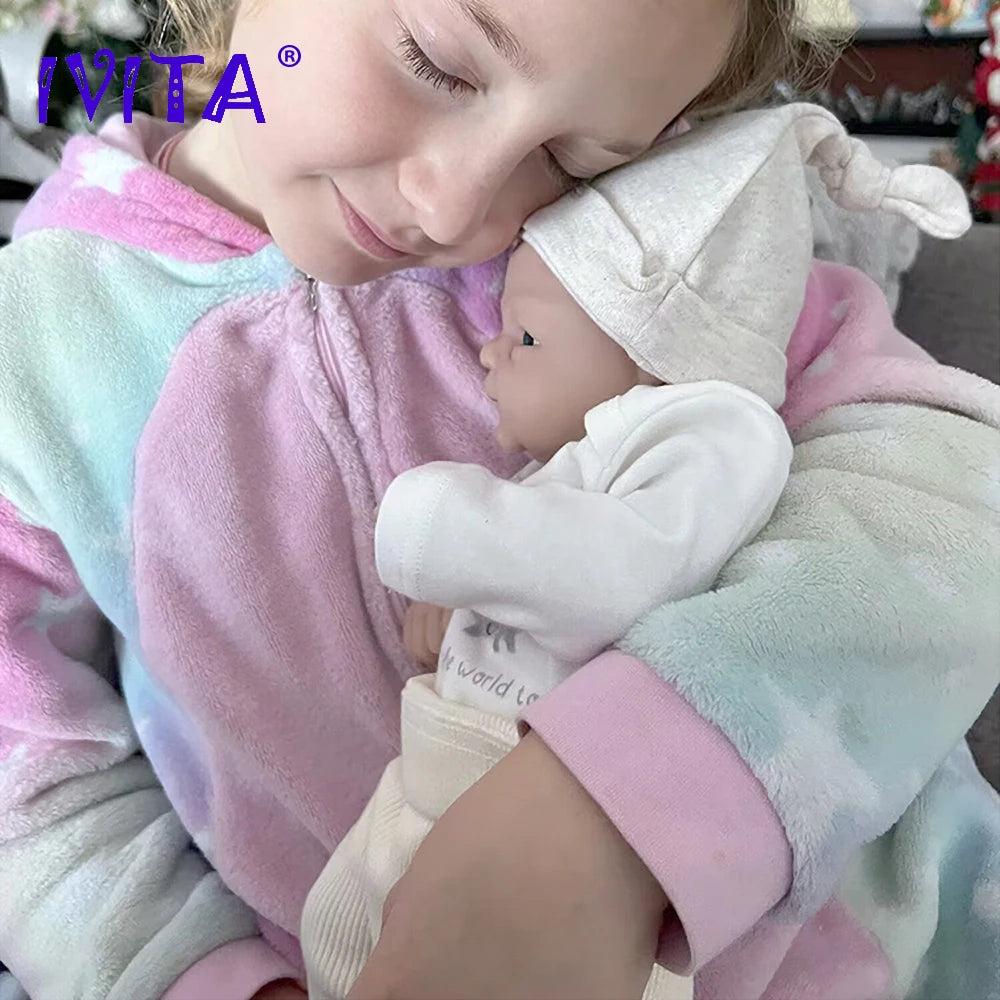 IVITA Full Body Silicone Reborn Doll Lifelike Baby Toy