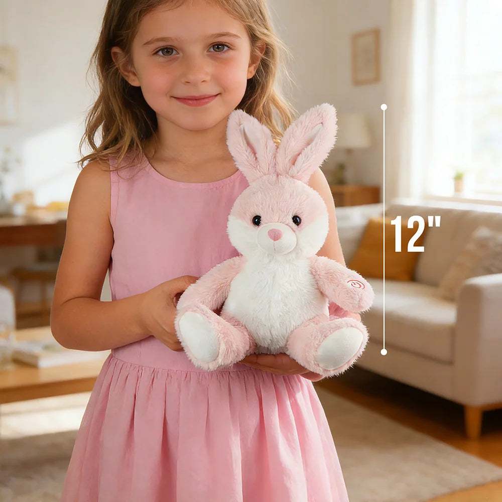 Light Up Rabbit Plush Toy Glowing Stuffed Animal For Kids