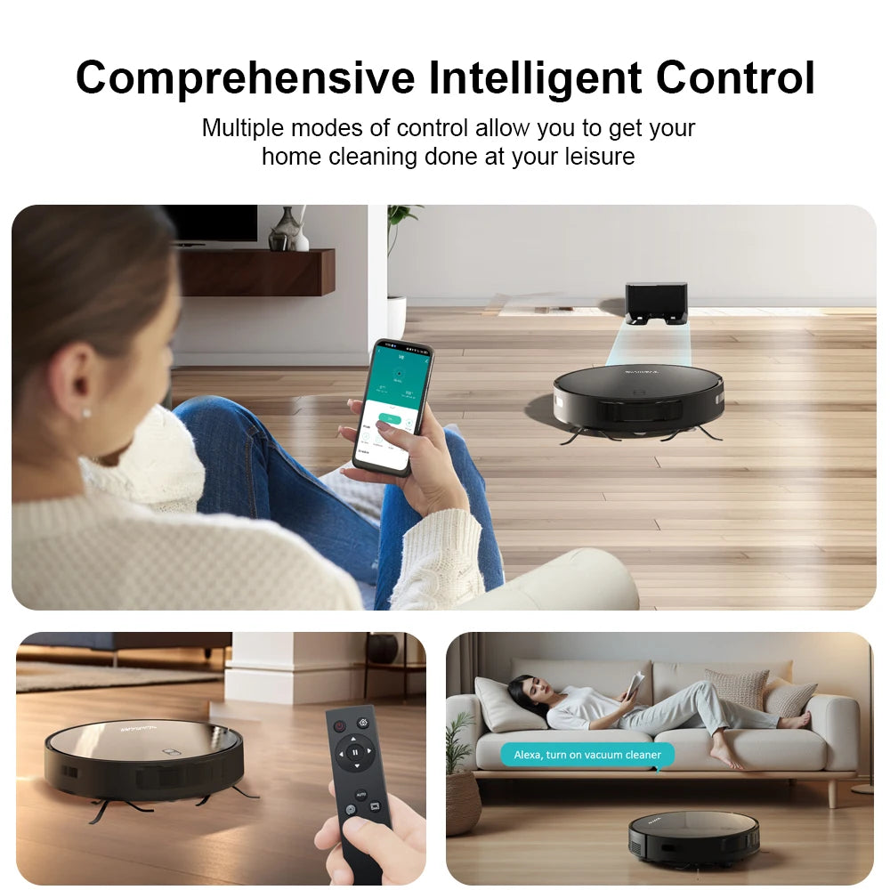 BoaiMore Robot Vacuum Cleaner And Mop With Smart Mapping