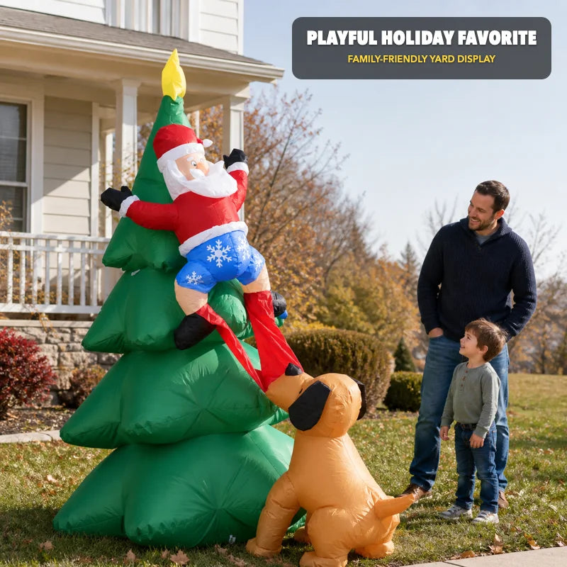 Christmas Tree Blow Up  Yard Decoration, 6.5ft