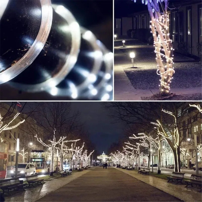 Christmas 100 LED Solar String Light Waterproof Copper Wire Fairy Lights Garden Part